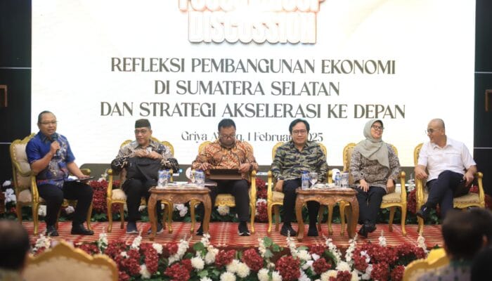 Pj Gubernur Elen Setiadi Pimpin FGD Refleksi Pembangunan Ekonomi dan Strategi Akselerasi Sumsel Ke Depan