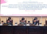 DPRD Sumsel Setujui LKPJ Gubernur Tahun Anggaran 2024