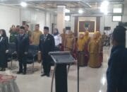 Asgianto, ST Bupati Kabupaten PALI Lantik Tiga Pejabat Administrator di Lingkungan Pemerintah Kabupaten PALI.