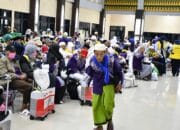 Kloter 5 Debarkasi Palembang Tiba di Tanah Air, Seorang Jemaah Kloter 18 Ikut Pulang Melalui Program Tanazul