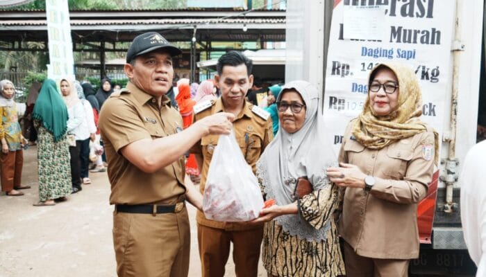Gerakan Pangan Murah Banyuasin Hadir di Kecamatan Sembawa, Bantu Stabilkan Harga Jelang Idul fitri